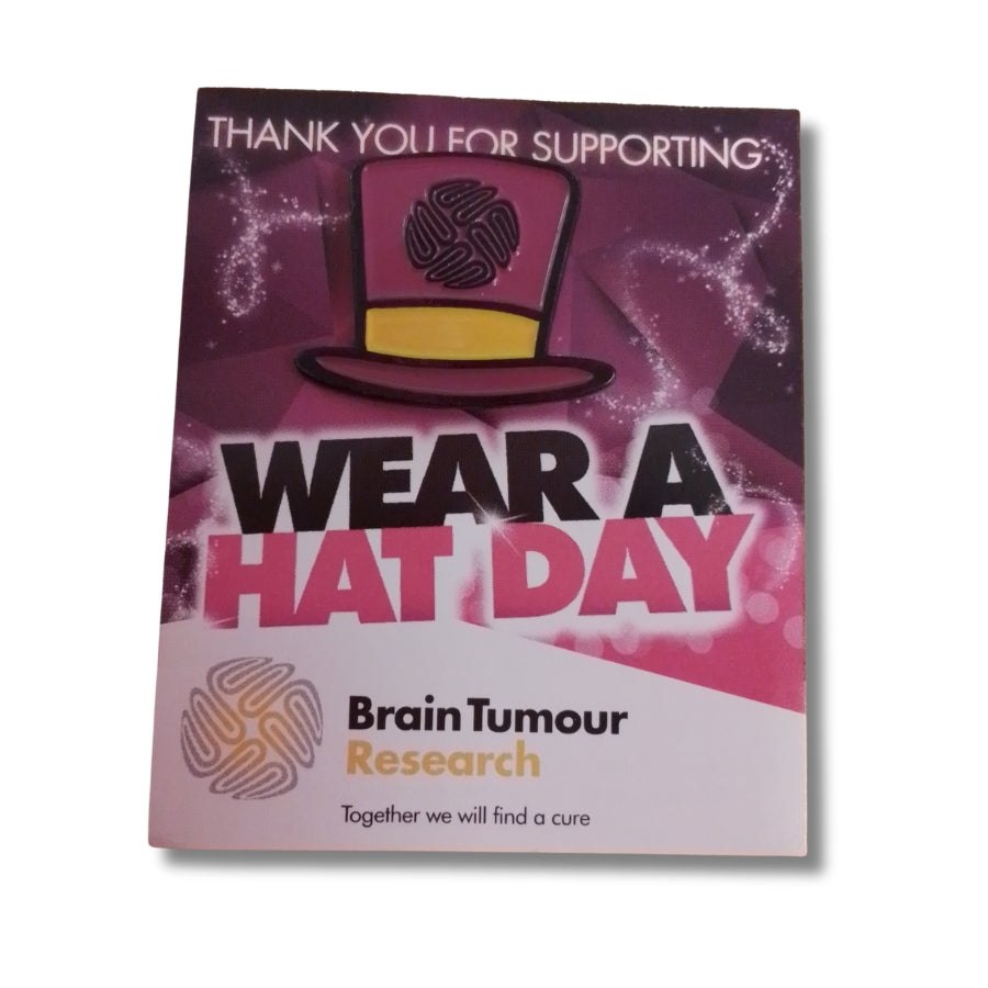 Pink Top Hat - Hat Badge