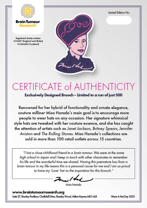 Misa Harada Signature Brooch