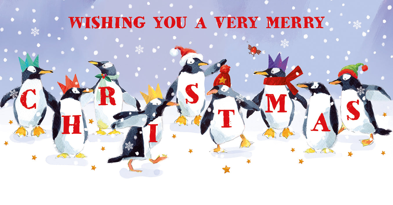 Christmas Penguins Money Wallet | Brain Tumour Research