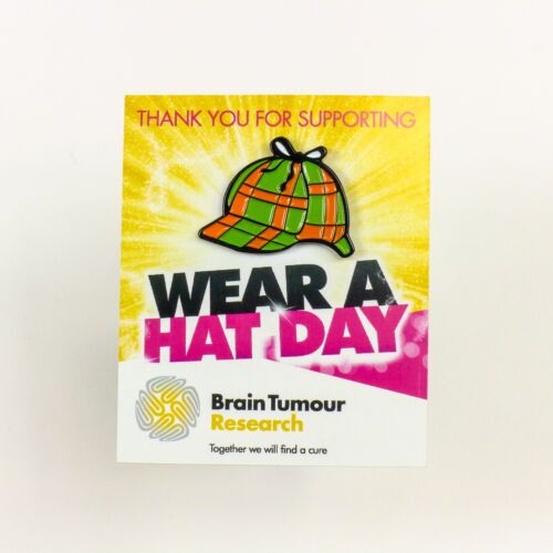 Deerstalker Pin Badge | Brain Tumour Research