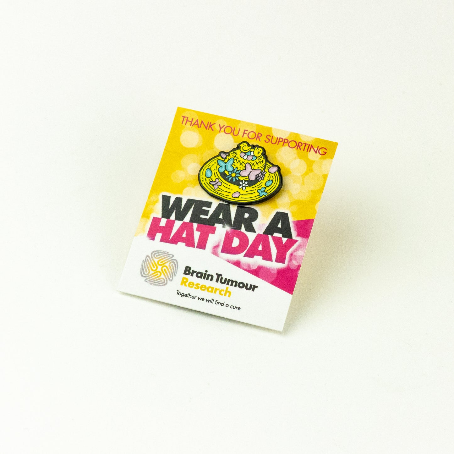 Easter Bonnet Hat Pin Badge