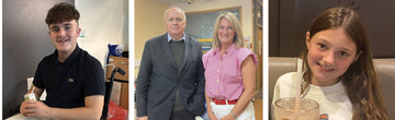 Left to right: Max Hall, Iain Duncan Smith MP with Tina Smith, and Connie Campbell