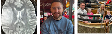 Brain tumour patient Ashley after oligodendroglioma diagnosis