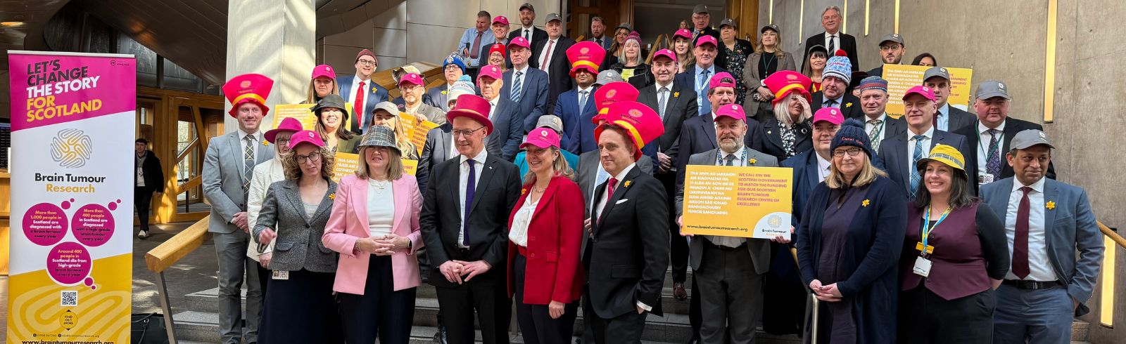 Politicians rally behind Brain Tumour Research at Scottish Parliament