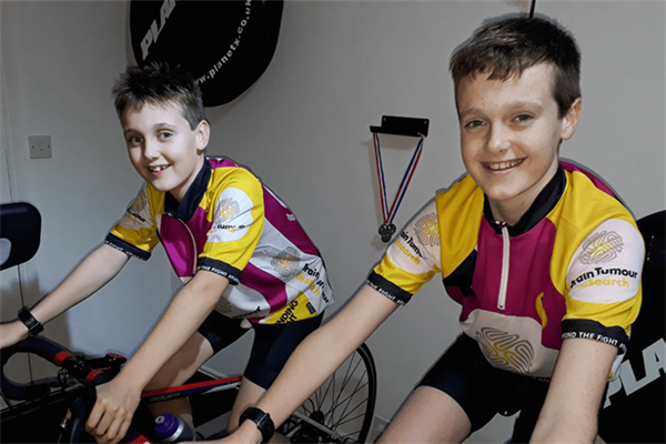 Young brothers hit new heights with virtual Everest challenge – Brain ...