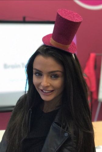 Kady McDermott - Celebrity supporter of Brain Tumour Research after loss of her Nan to a brain tumour