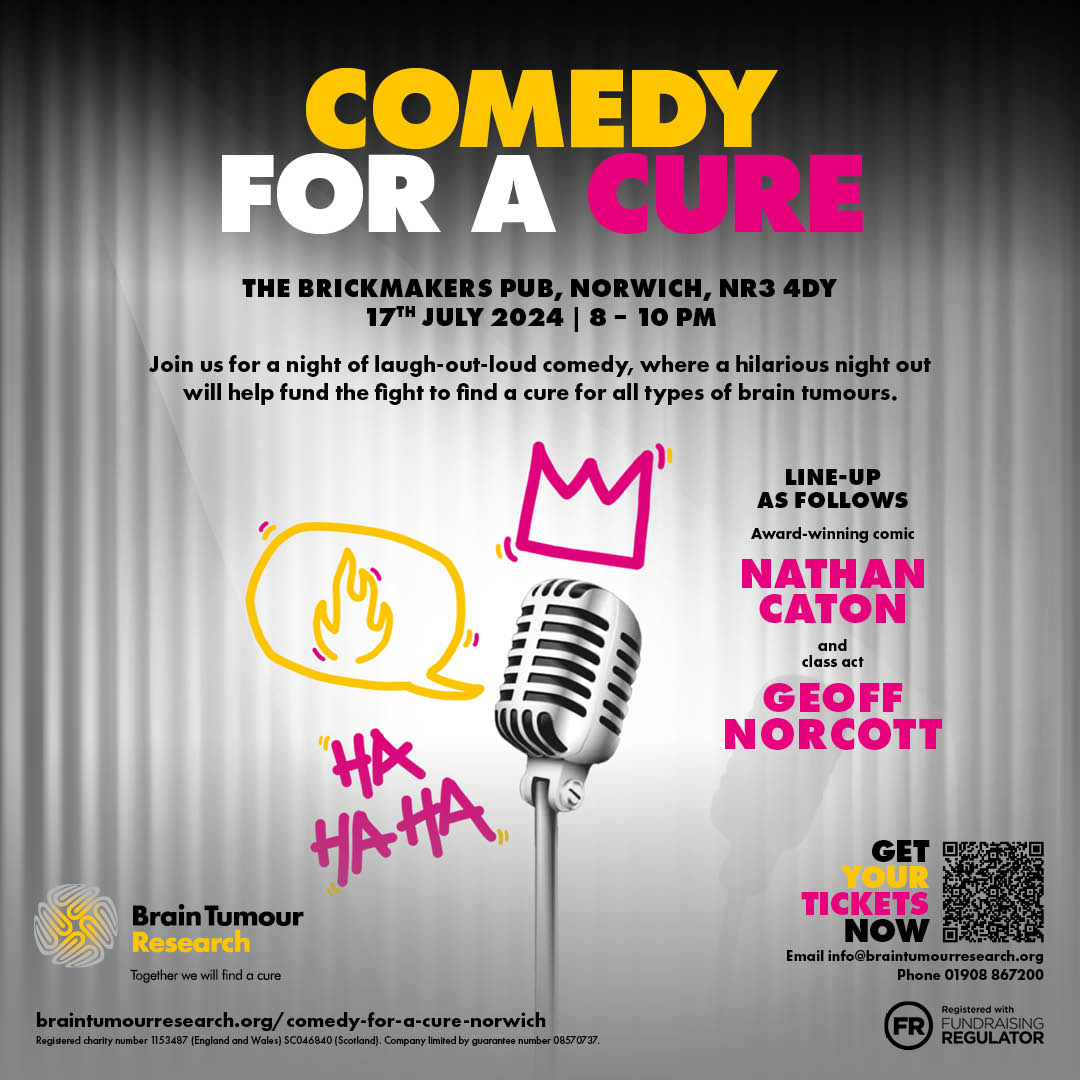 Brickmakers Pub Comedy for a cure poster