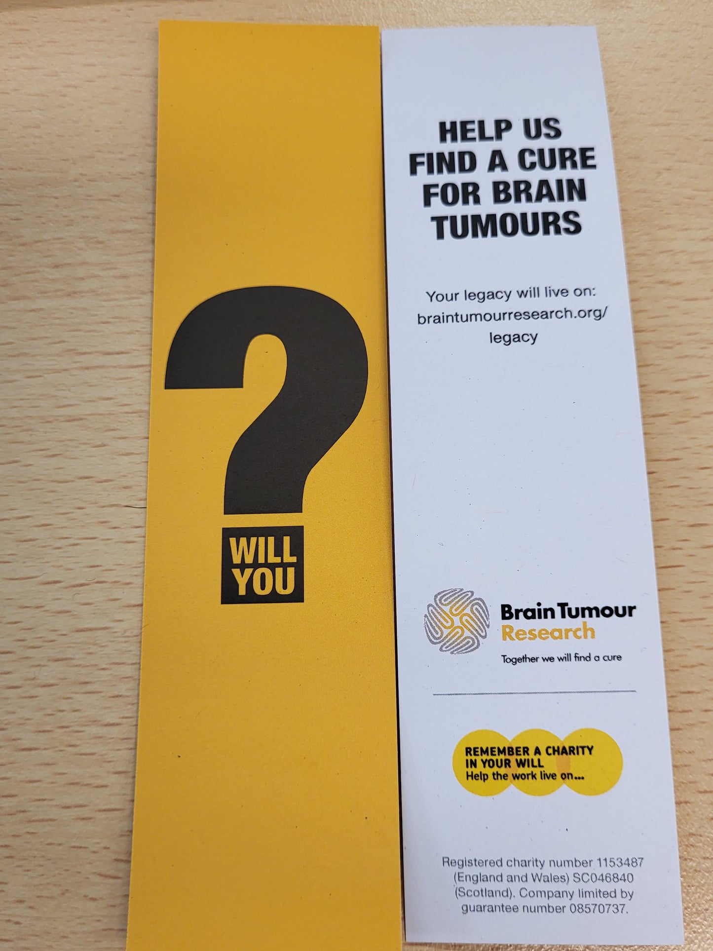 Bookmark - Remember a charity in your will