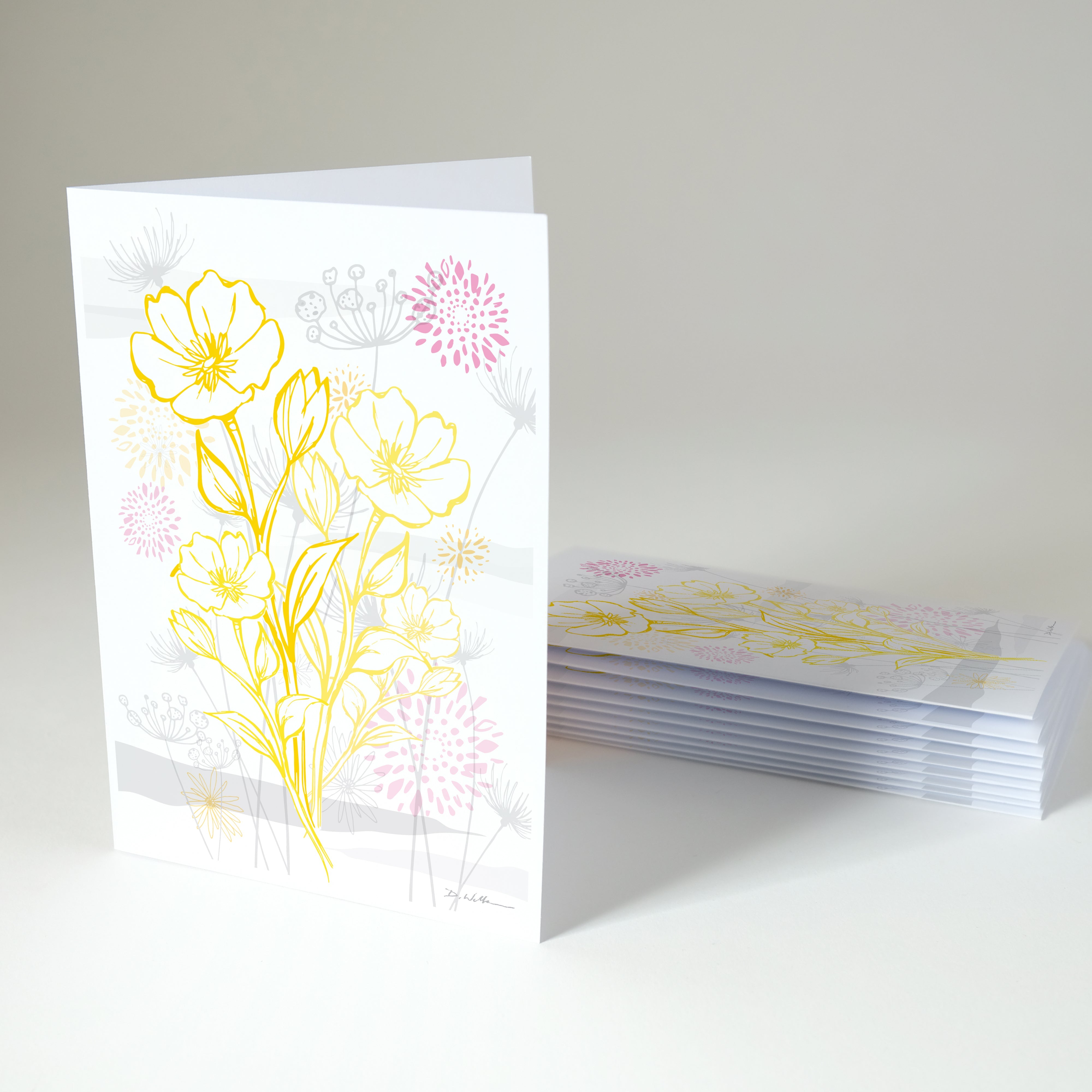 Designs For Notelets Floral Notelets - Mixed Pack of 5 Designs – Brain Tumour Research