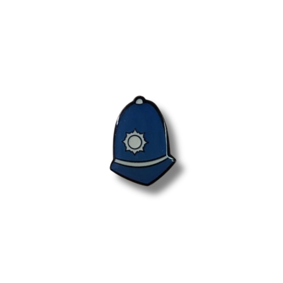 Police Helmet - Hat Pin Badge