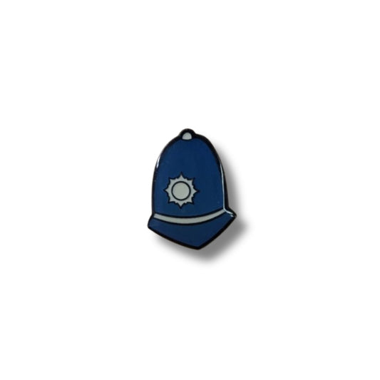 Police Helmet - Hat Pin Badge