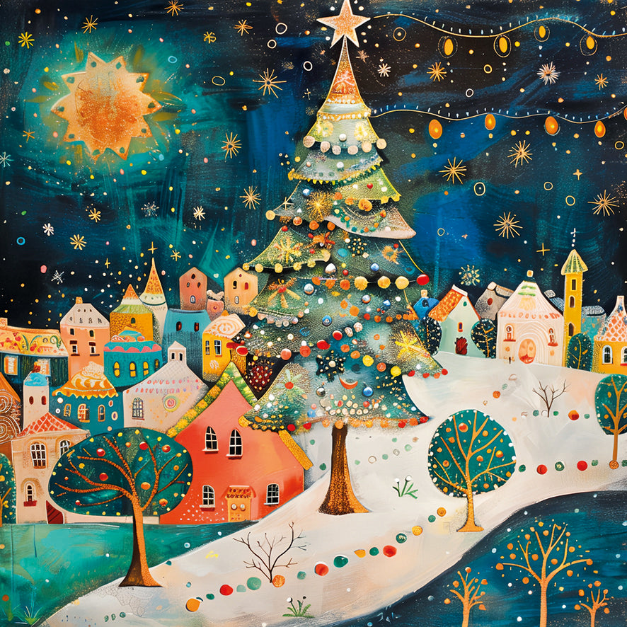 Trinket Tree - Pack of 10 Christmas Cards