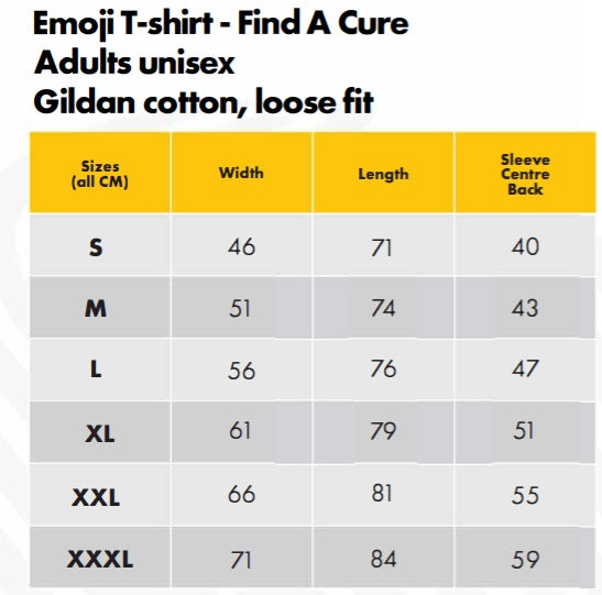 Emoji T Shirt - Find A Cure