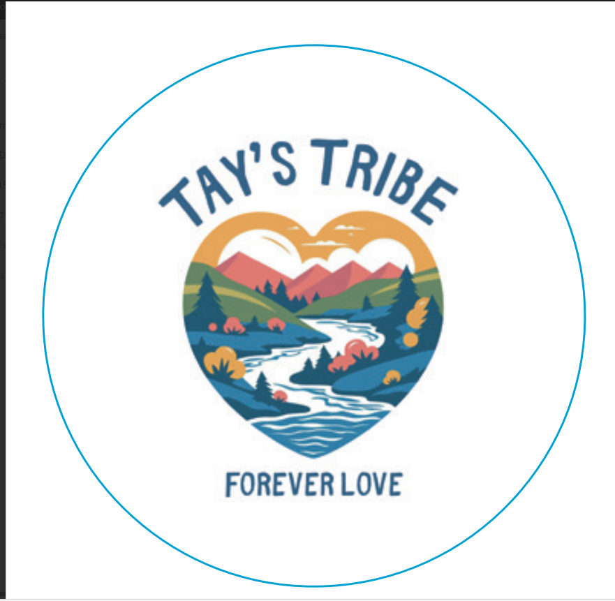 Tay's Tribe Logo Stckers