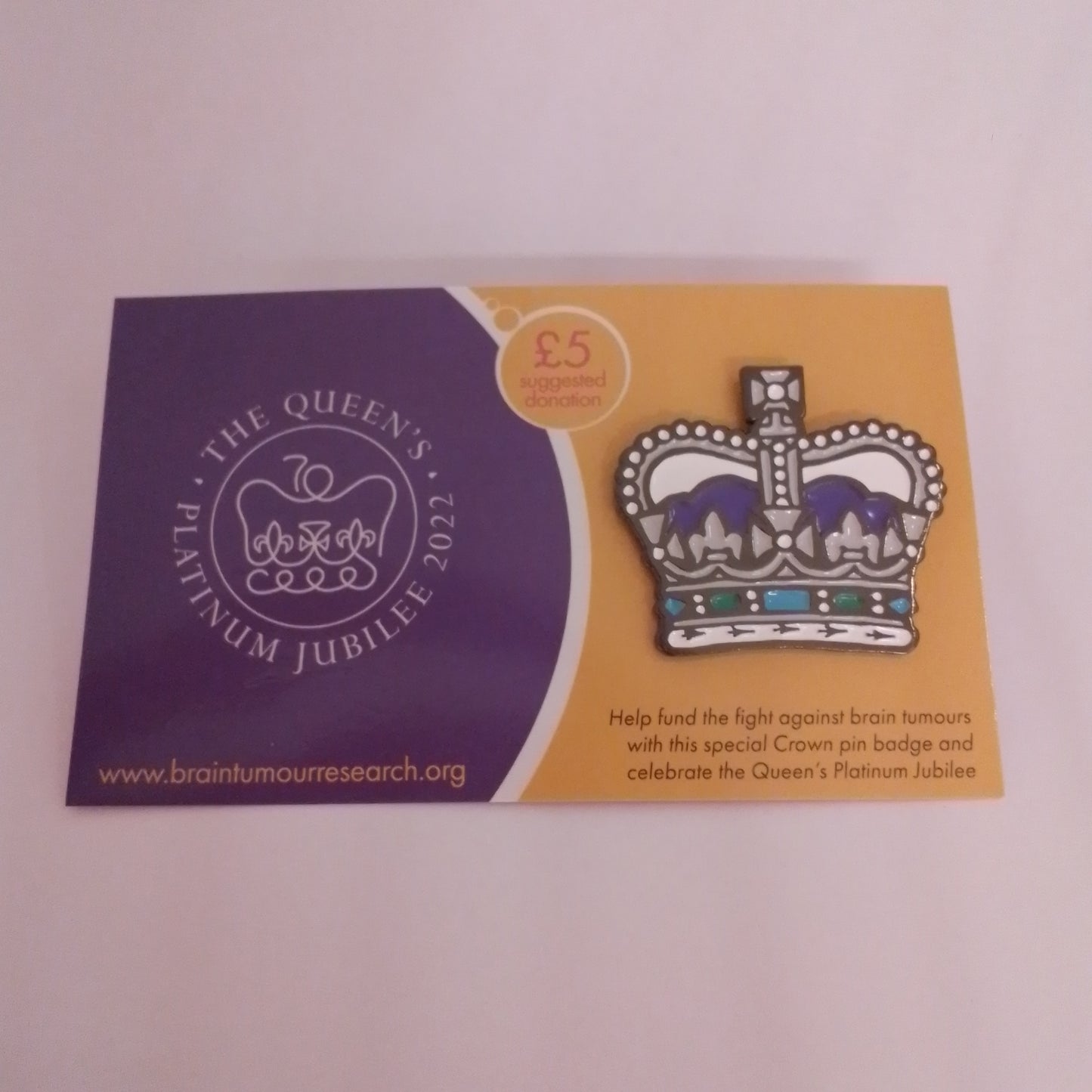 Queen's Platinum Jubilee - Hat Pin Badge