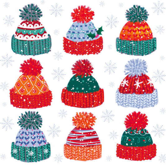 Bobble Hats Christmas Cards