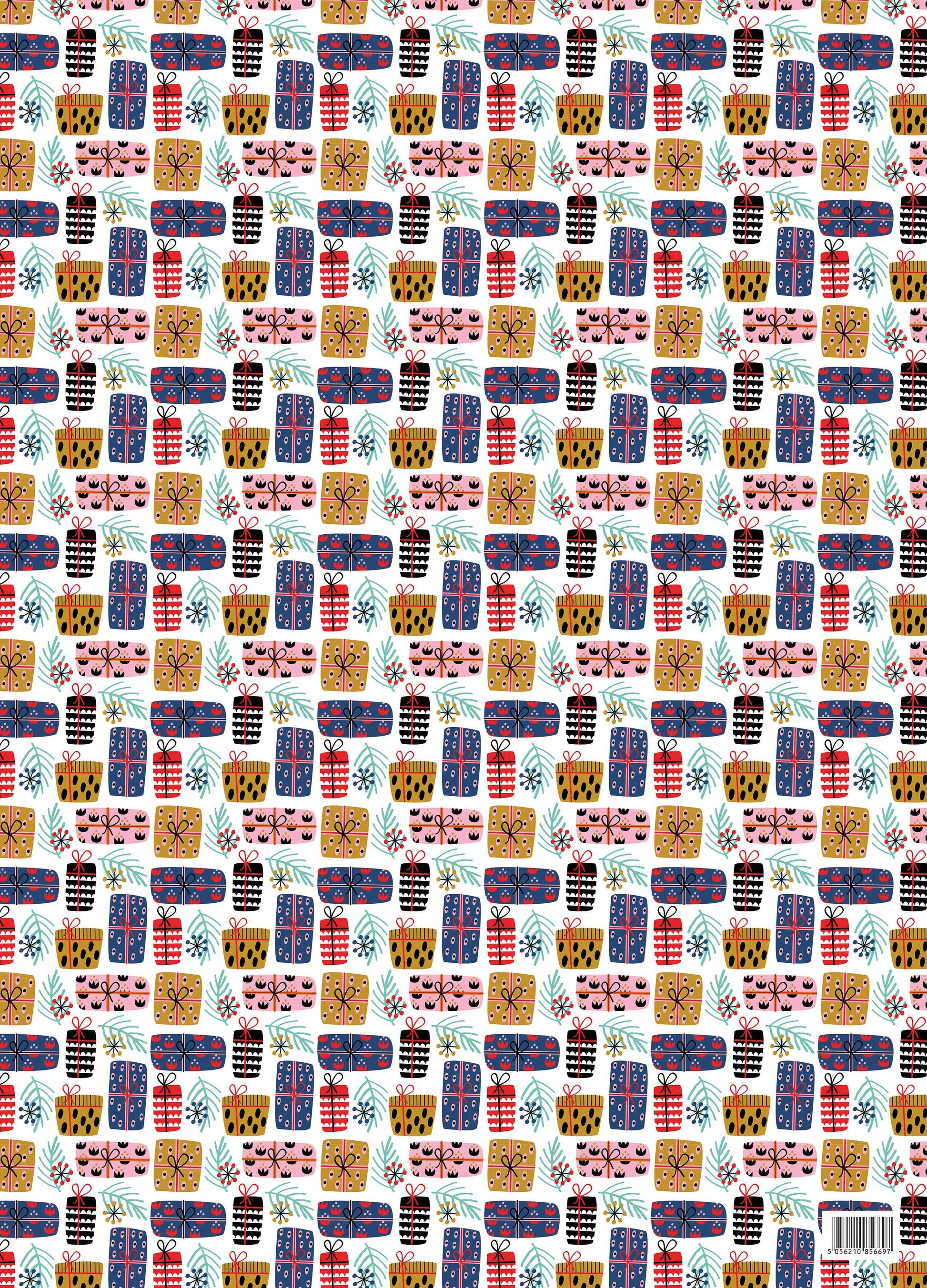 Colourful Christmas Gift Wrap