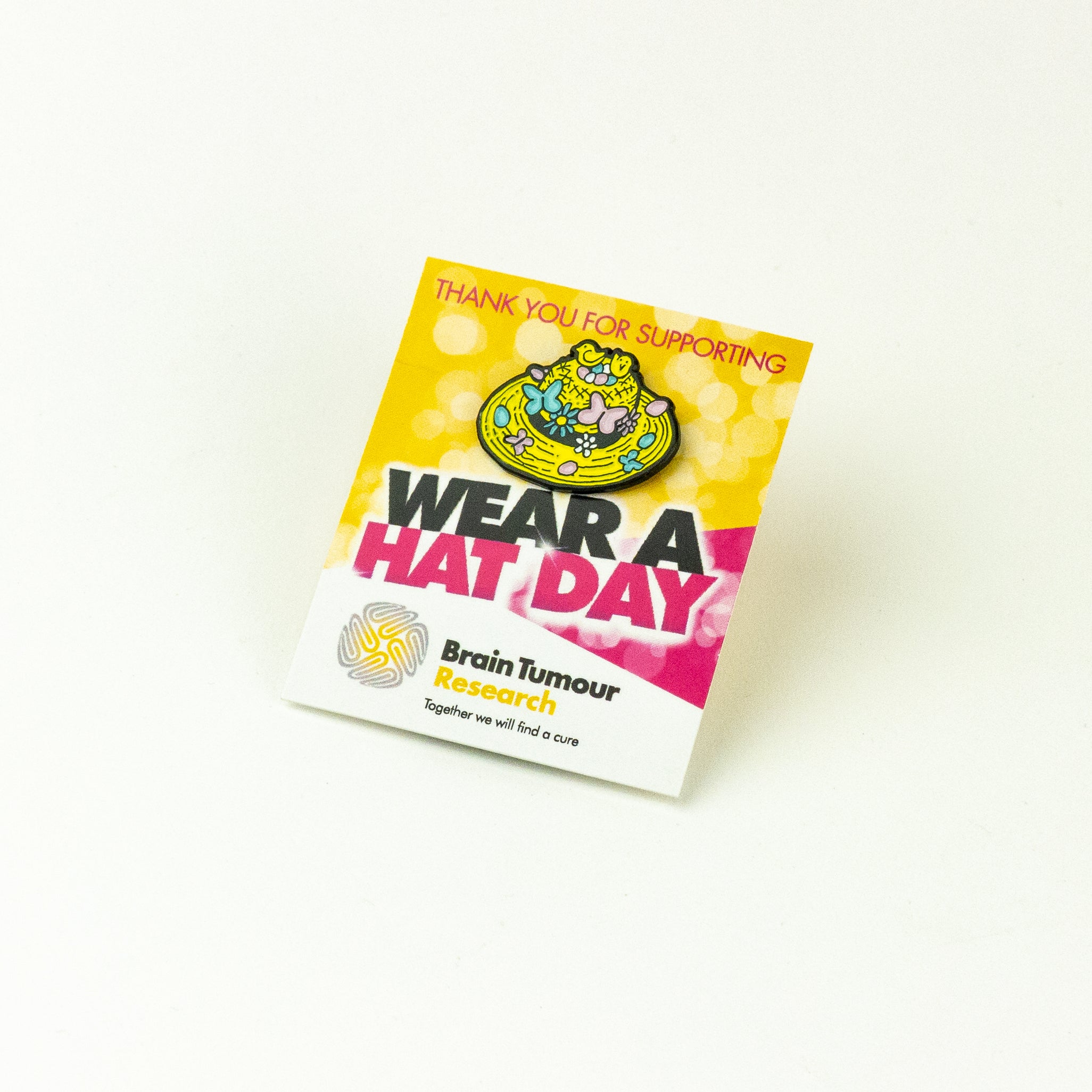 Brain Bonnet Pin Badges – Brain Tumour Research