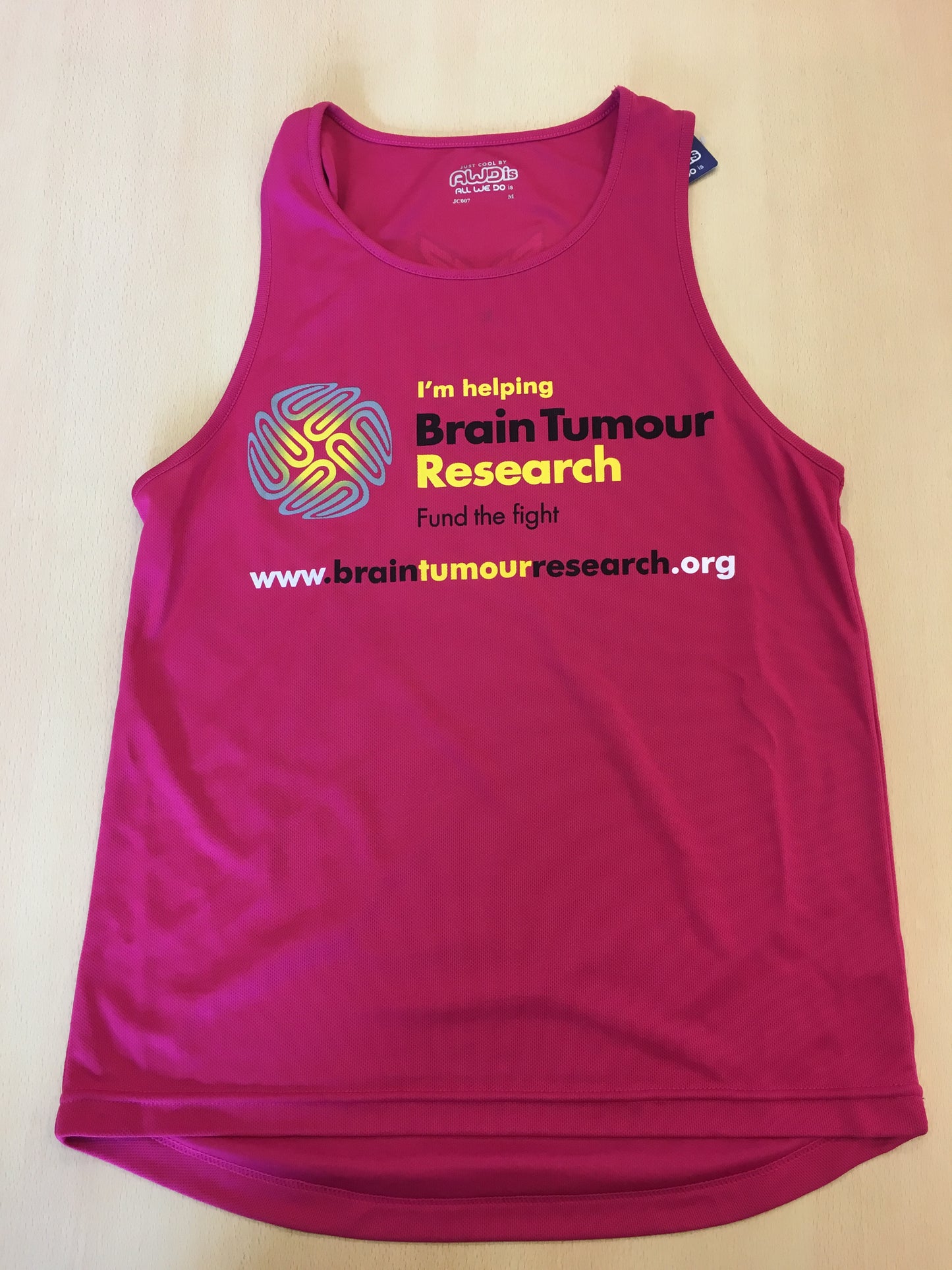 Women's Running Vest | Brain Tumour Research 