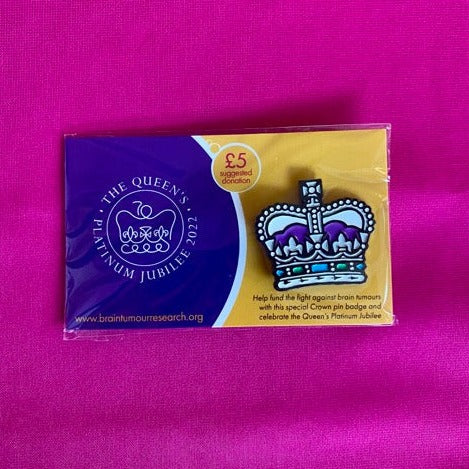 Crown Pin Badge | Brain Tumour Research