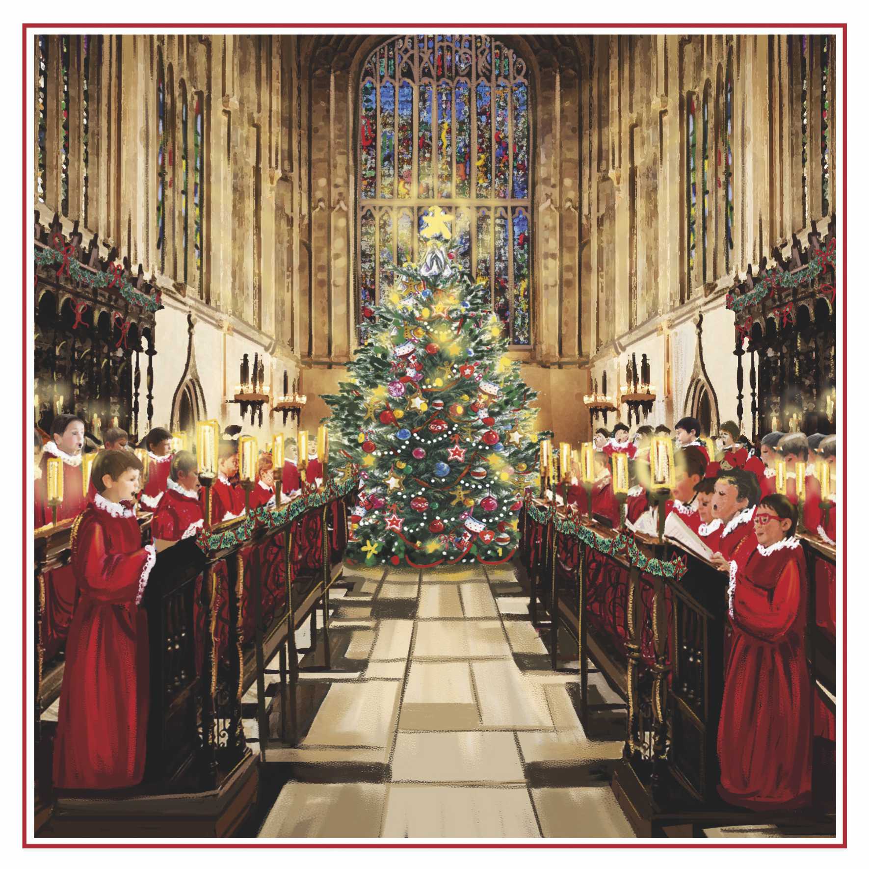 Singing Carols Christmas Cards | Pack of 10 | Brain Tumour Research