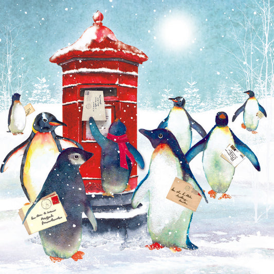 Penguin Post Christmas Cards | Brain Tumour Research