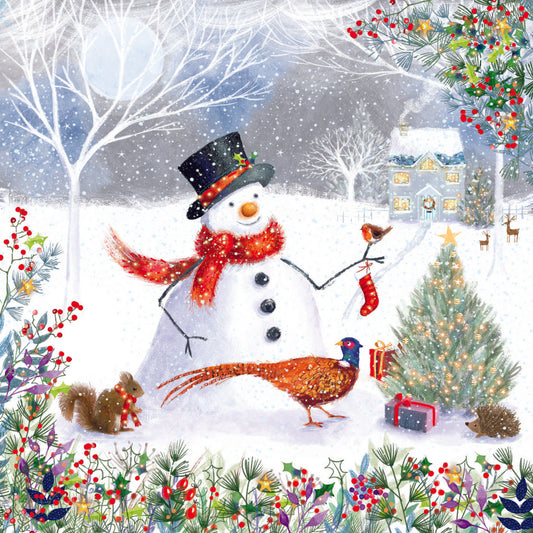 Snowman and Friends Christmas Cards | Pack 10 | Brain Tumour Research